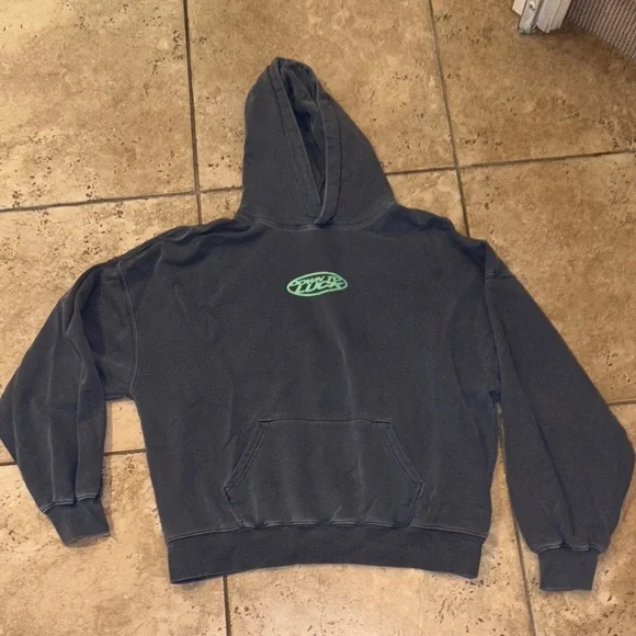 Dark Gray Down To Luck Cold Culture Hoodie - Picture 1 of 4